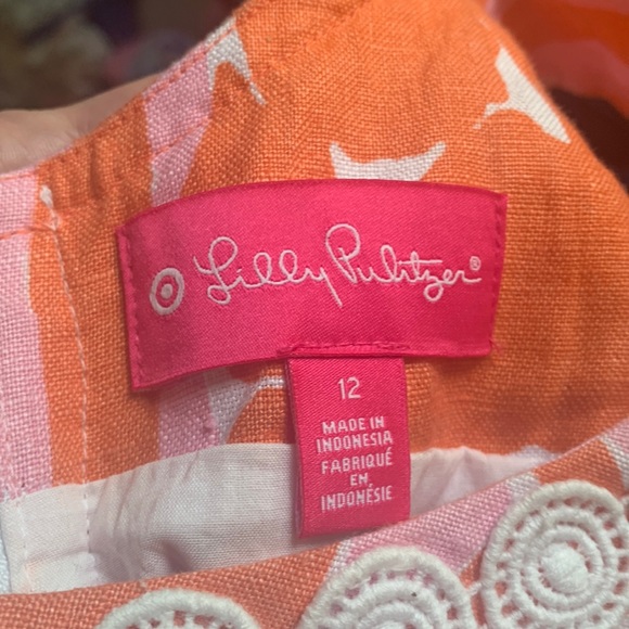 Lilly Pulitzer Tank Top Zip-Up Giraffe Dress, 12 - Picture 3 of 4